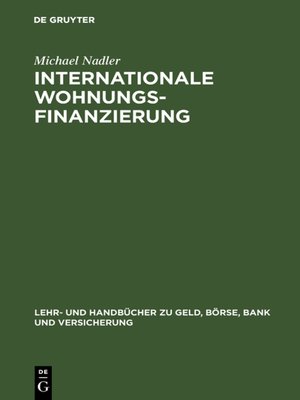 cover image of Internationale Wohnungsfinanzierung
